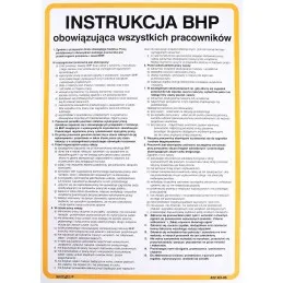 Instrukcja BHP obowiązująca wszystkich pracowników