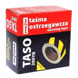 Taśma ostrzegawcza wygrodzeniowa  żółto - czarna