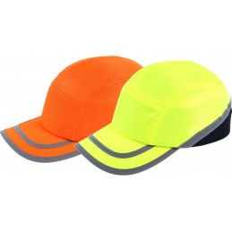 Czapka antyskalpowa odblaskowa z wentylacją